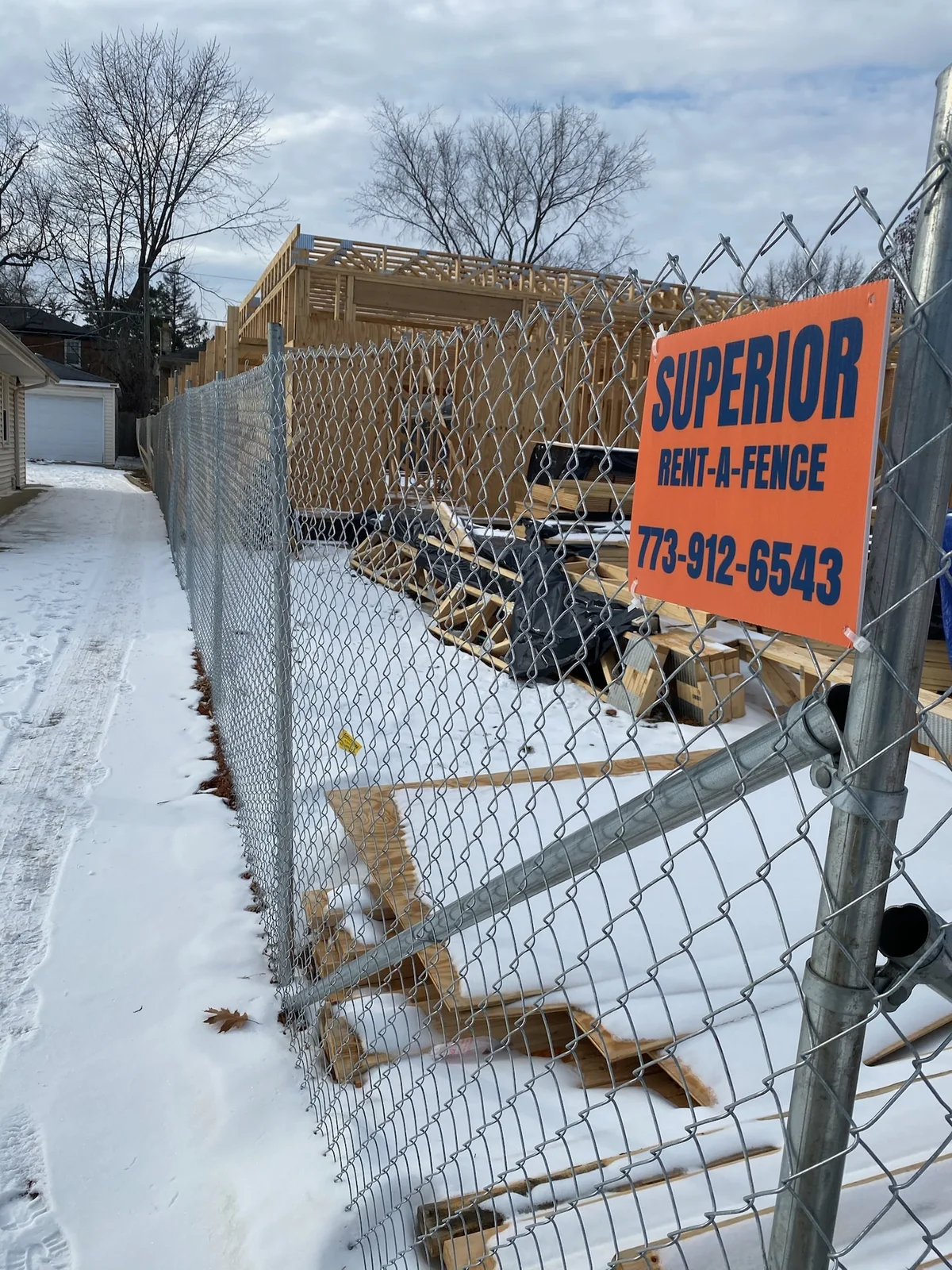 Branded fence
